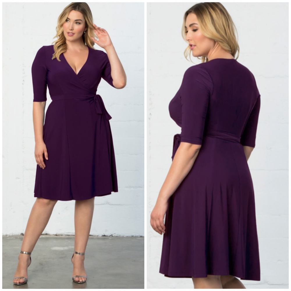 NEW Kiyonna Essential Wrap Dress